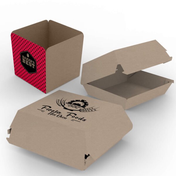 Burger and Chip Boxes